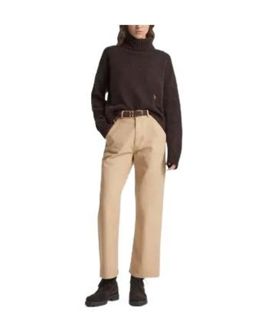 Sporty & Rich Natural Srhwc Patch-Pocket Trousers