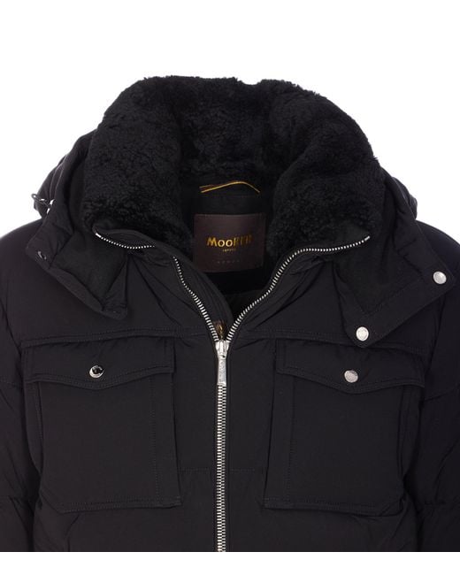 Moorer Blue Alarick Padded Jacket for men
