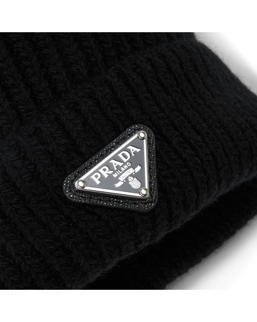 Prada Black Simple Hat for men