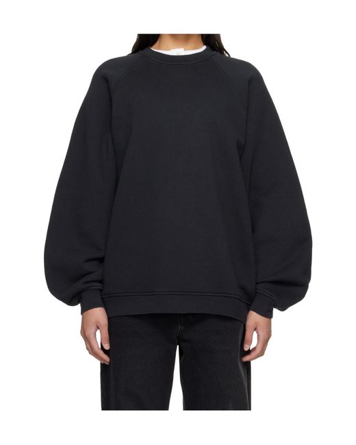 Agolde Black Valma Sweatshirt