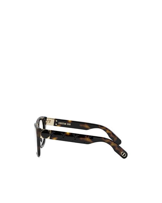Dior White Eyewear Square Frame Glasses