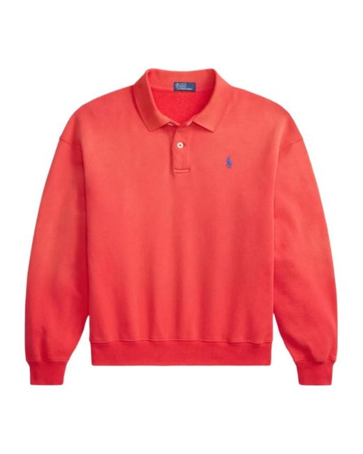 Polo Ralph Lauren Logo-Embroidered Long-Sleeve Polo Shirt