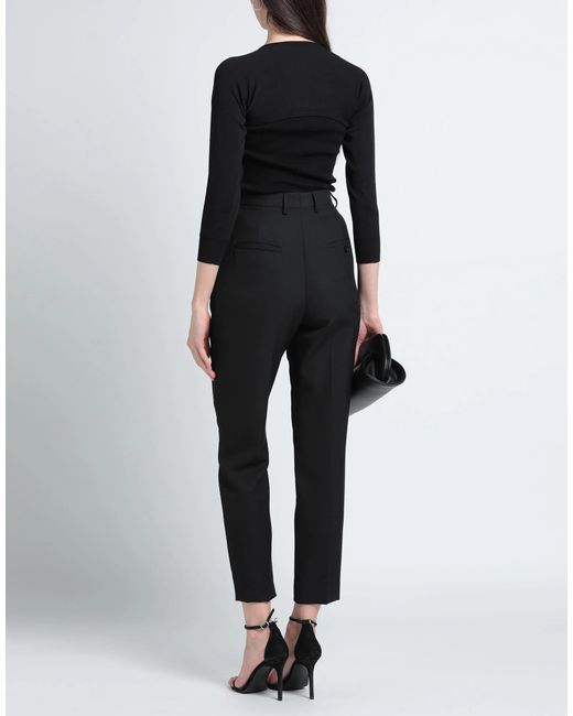 Dolce & Gabbana Black Minimalist Solid Knit Sweater