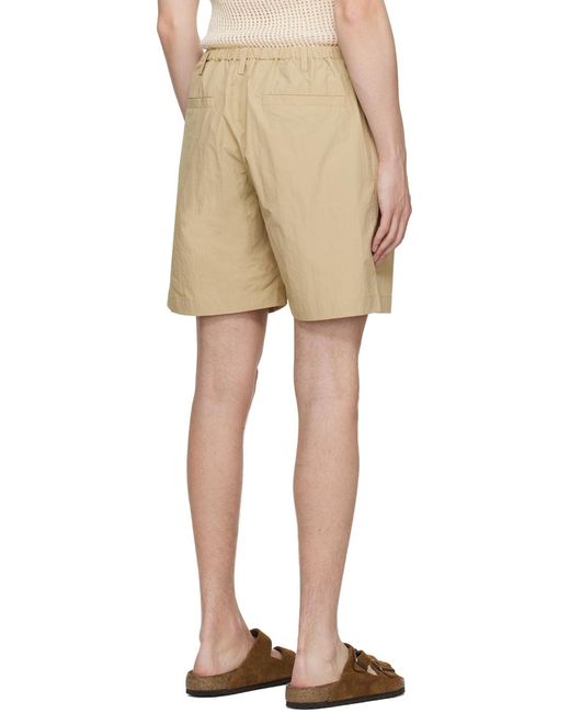 Nanushka Natural Elasticated-Waist Shorts for men
