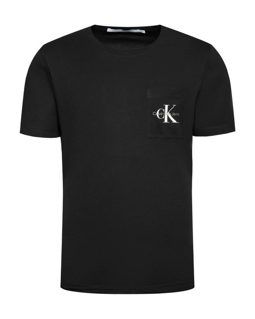 Calvin Klein Black Short-Sleeved T-Shirt for men