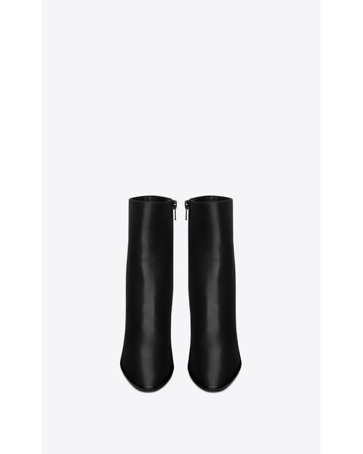 Saint Laurent White Logo Boots