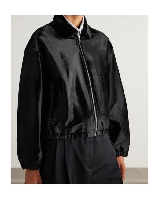 Nour Hammour Black Luna Cow Hair Jacket