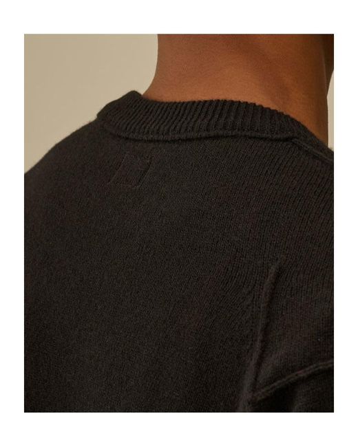 C P Company Black Lens Detailed Crewneck Jumper for men