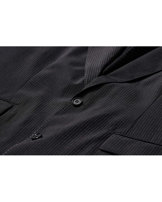 Acne Black Long-Sleeved Suit Coat for men