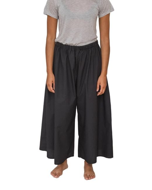Baserange Black Elasticated Trousers