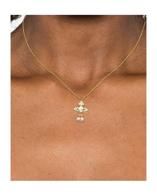 Vivienne Westwood White Pendant Necklace