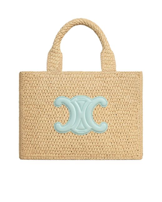 Céline Metallic Small Cabas Thais