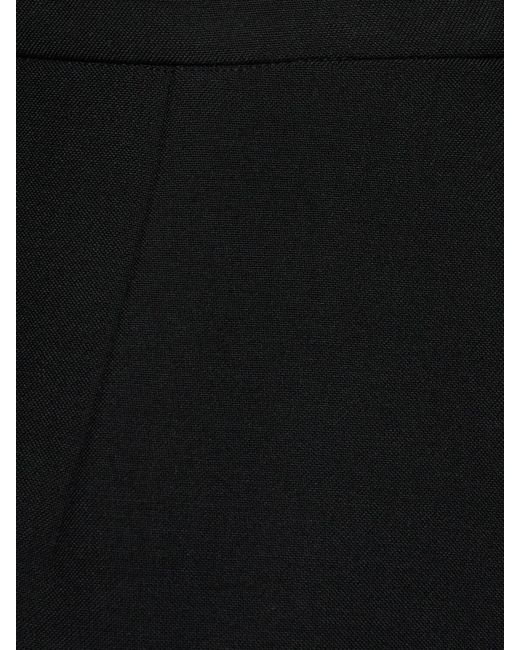 Michael Kors Black Side-Split Skirt