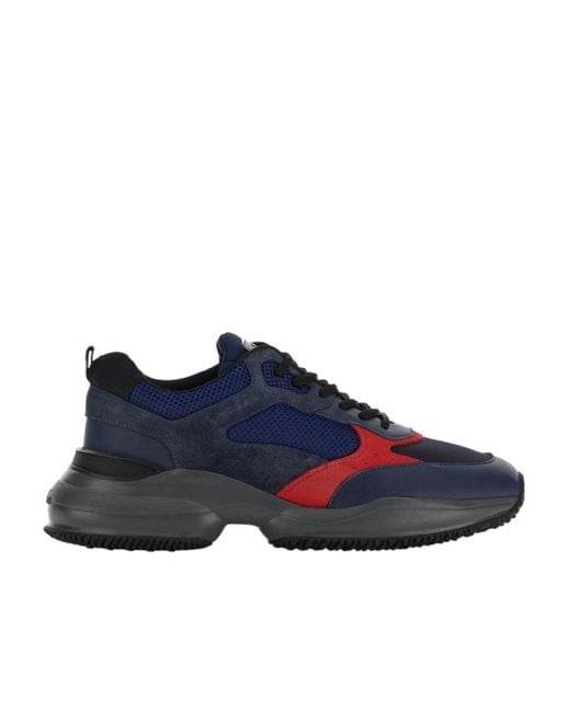 Hogan Blue Interaction Low-Top Sneakers for men