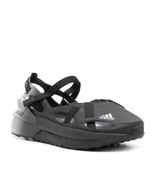 Adidas Black Gradient Touch-Strap Sneakers