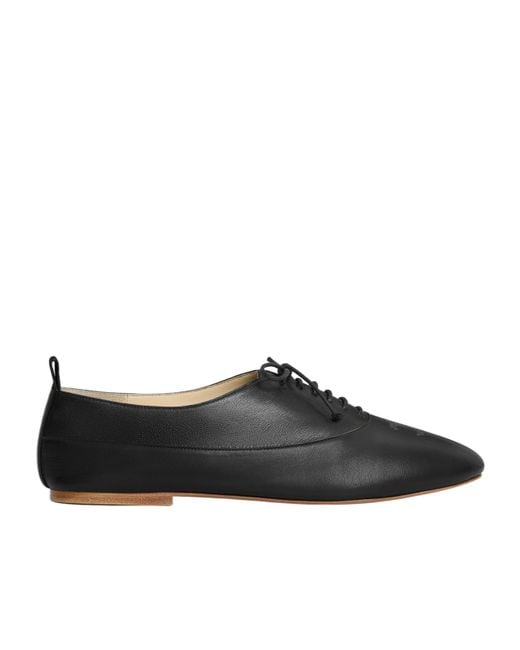 Céline Black Lise Perforated Triomphe Richelieu