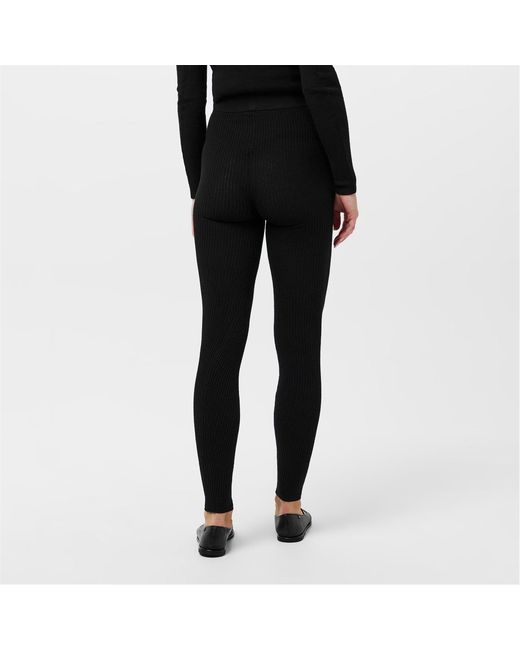 Fear Of God Black Waffle Logo Leggings