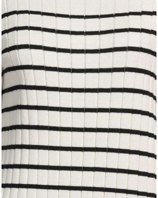 MAX&Co. White Striped Knitted Jumper
