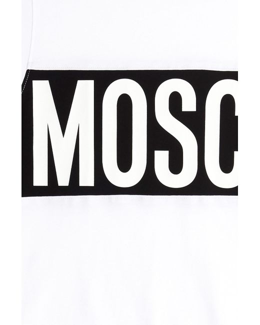 Moschino White Logo T-Shirt for men