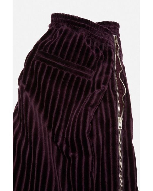 Acne Purple Corduroy Trousers for men