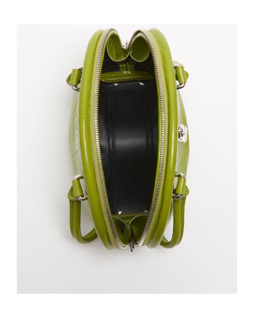 Acne Green Leather Shoulder Bag