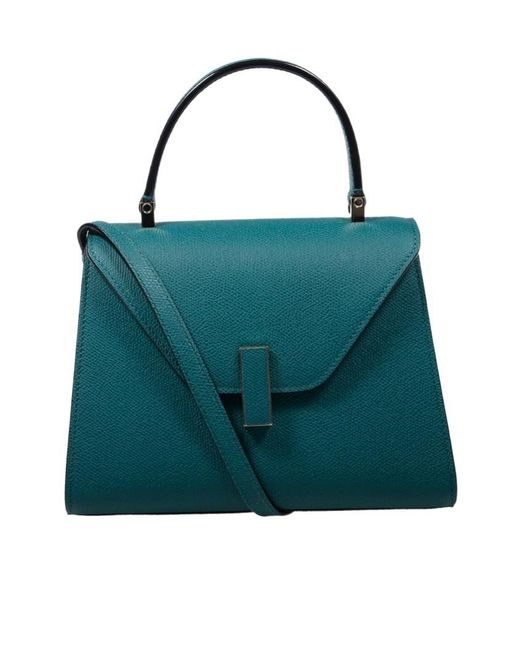 Valextra Green Iside Mini Shoulder Bag