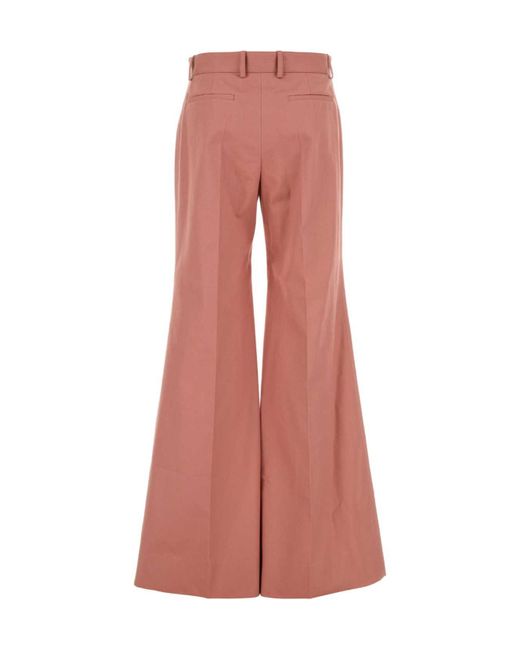 Chloé Pink Chlo Flared Tailored Pants