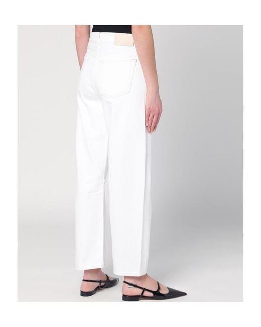 Citizens of Humanity White Belt-Loop Jeans
