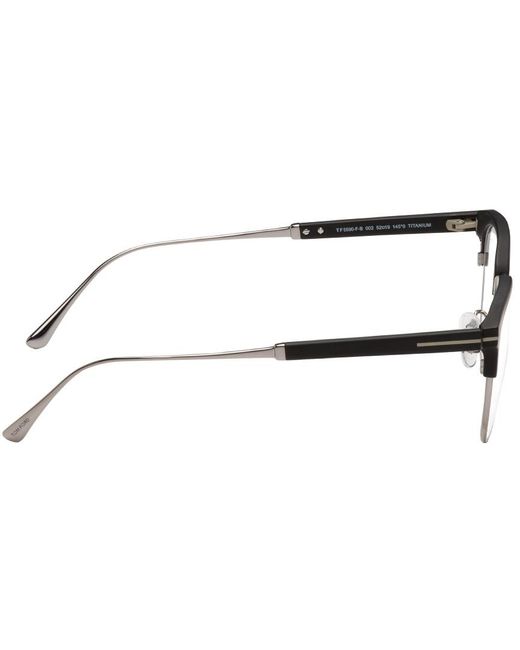 Tom Ford Metallic Logo Square Flat Mirror for men