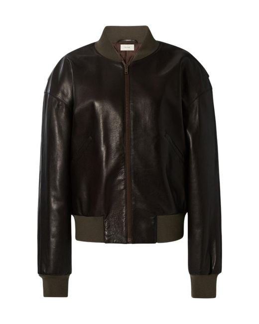 The Row Black Morisel Jacket