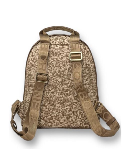 Borbonese Natural Medium Backpack