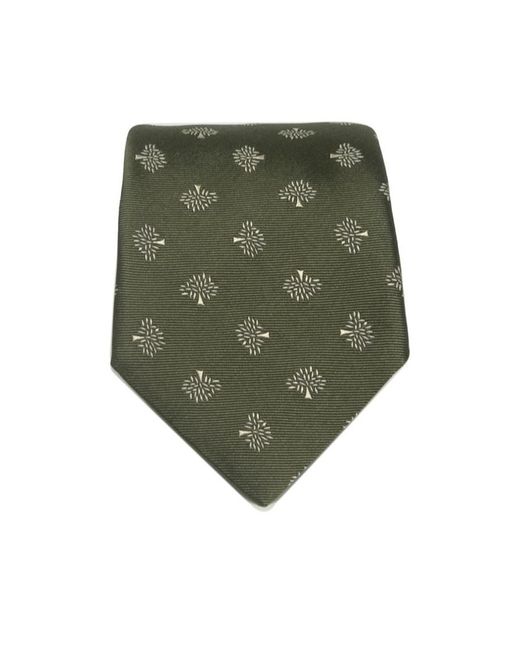 Mulberry Green All Over Tree Pointed Tie for men