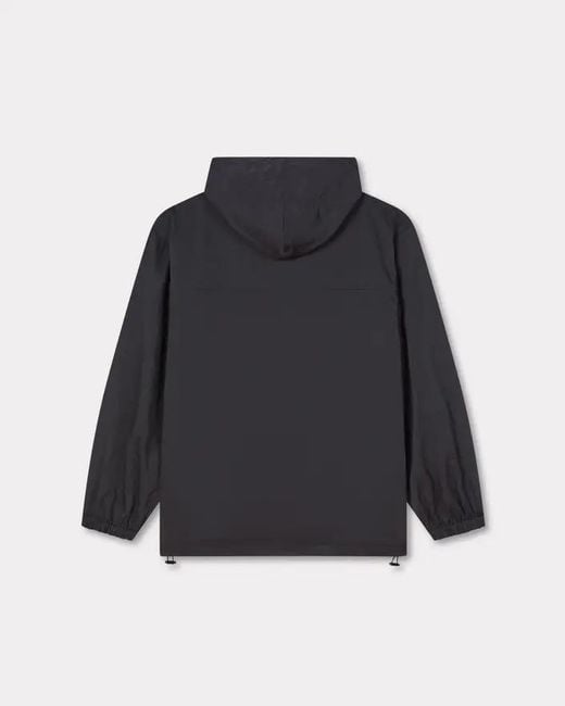 KENZO Blue Zip-Up Short Windbreaker for men