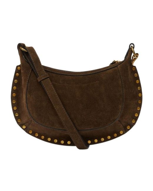 Isabel Marant Brown Logo Embossed Bag