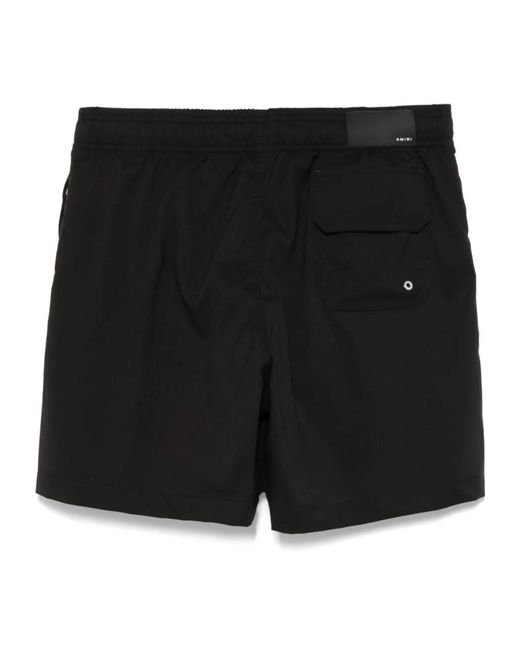 Amiri Black Starburst Swim Shorts for men