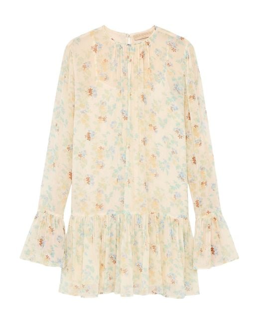 Ulla Johnson Natural Long-Sleeved Dress