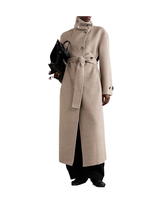 Proenza Schouler Natural Belted Wool Coat