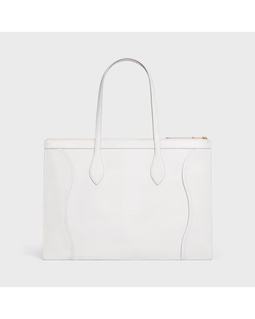 Céline White Flat Luggage