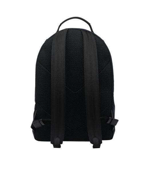 Tom Ford Blue Logo Printed Zip-Around Backpack for men