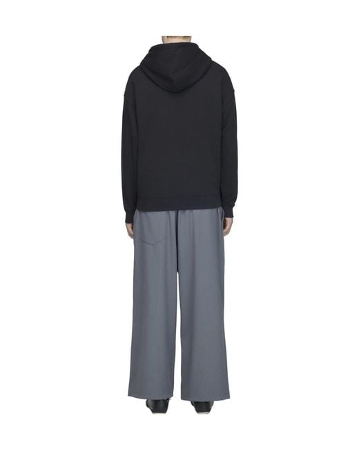 Y-3 Black French Terry Liquid Logo Hoodie for men