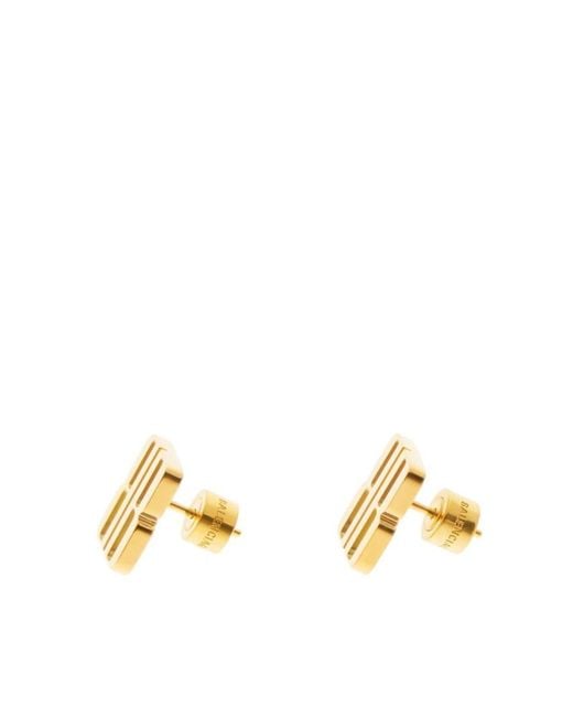 Balenciaga Metallic Nano Xs Stud Earrings