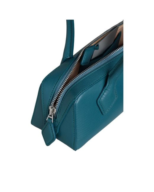 Alaïa Blue Small Le Teckel Shoulder Bag