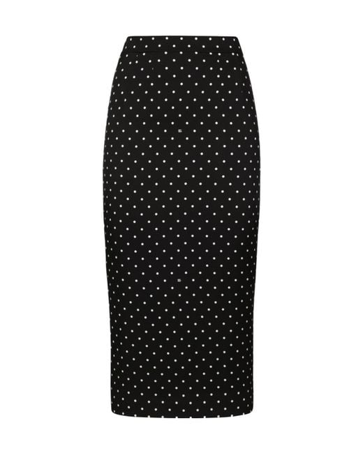 Dolce & Gabbana Black Midi Skirts