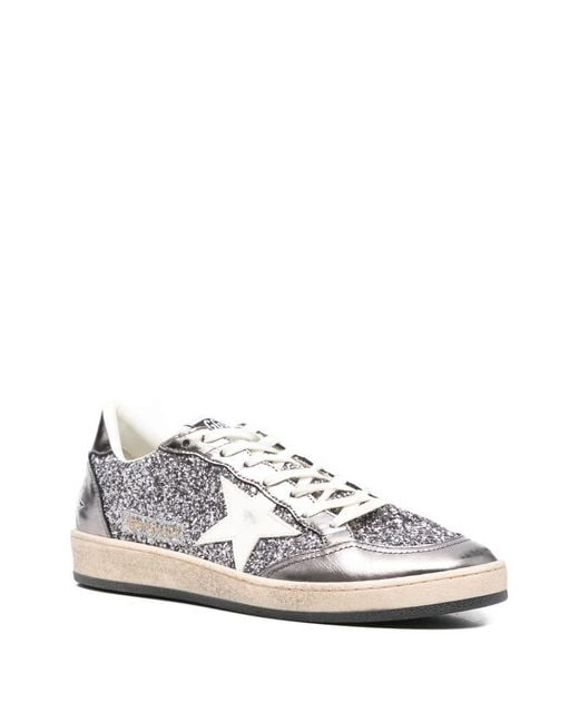 Golden Goose Deluxe Brand White Lace-Up Casual Shoes