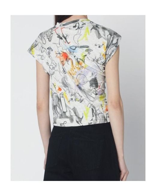 Vivienne Westwood Gray Hebo Graphic-Print T-Shirt