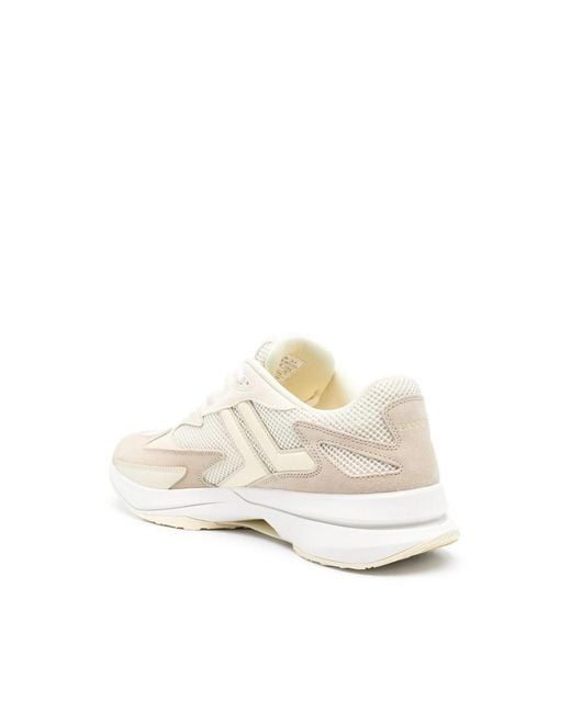Lanvin Natural Jla Lace-Up Sneakers for men