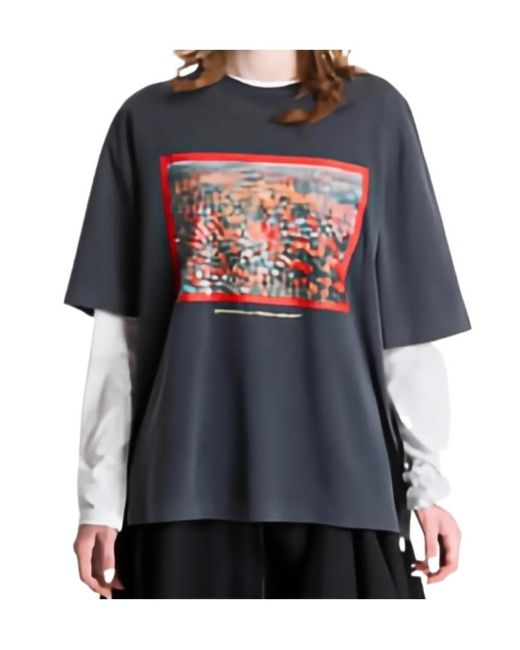 Off-White c/o Virgil Abloh Black Graphic-Print T-Shirt