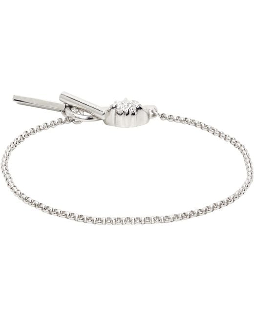 Versace White Logo Bracelet