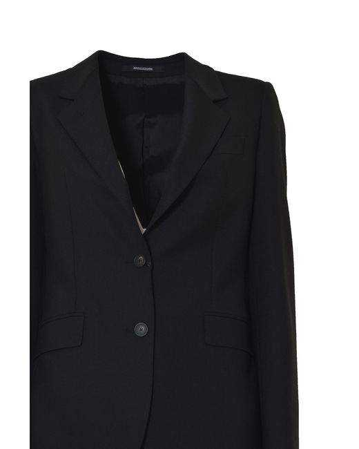 Tagliatore Black T-Parigi Single-Breasted Tailored Suit