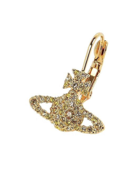 Vivienne Westwood Metallic Bas-Relief Earrings